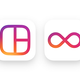 Sobre estas líneas, los iconos de Instagram, Layout, Boomerang e Hyperlapse.